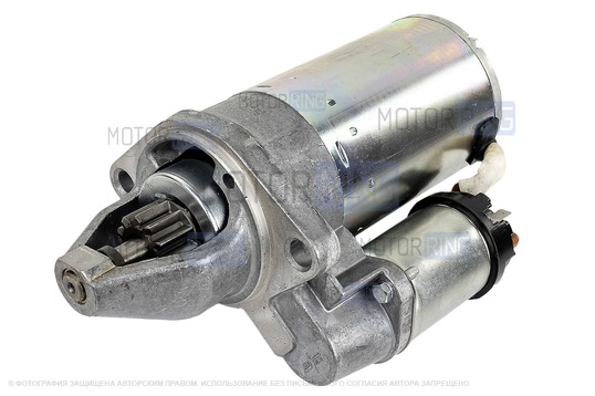 Стартер КЗАТЭ (TADEM) редукторный нового образца под 2 болта крепления (11 зубьев) 1.55кВт для ВАЗ 2110-2112, 2113-2115, Лада Приора, Лада Калина