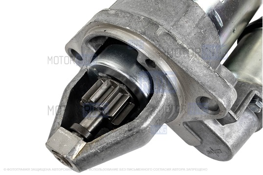 Стартер КЗАТЭ (TADEM) редукторный нового образца под 2 болта крепления (11 зубьев) 1.55кВт для ВАЗ 2110-2112, 2113-2115, Лада Приора, Лада Калина