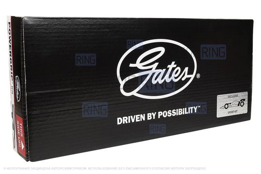Комплект ремня ГРМ Gates усиленный для 8 кл ВАЗ 2108-21099, 2110-2112, 2113-2115, Лада Приора, Калина, Калина 2, Гранта в комплектации Стандарт, Ока_1
