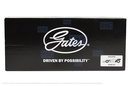 Комплект ремня ГРМ Gates усиленный для 8 кл ВАЗ 2108-21099, 2110-2112, 2113-2115, Лада Приора, Калина, Калина 2, Гранта в комплектации Стандарт, Ока