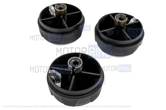 Ручки регулировки блока отопителя серебристое кольцо для Шевроле Нива, Лада Нива Тревел