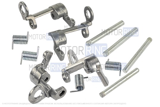 Ремкомплект передних и задних наружных ручек (под кольцо) для Лада Калина 2, Гранта с 2015 г.в., Гранта FL, Нива Тревел, Шевроле Нива_1