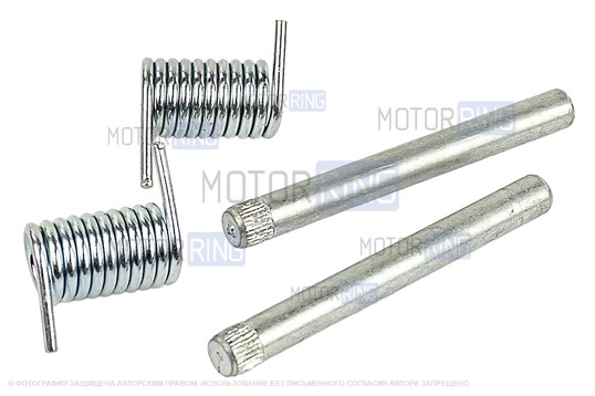Ремкомплект передних и задних наружных ручек (под кольцо) для Лада Калина 2, Гранта с 2015 г.в., Гранта FL, Нива Тревел, Шевроле Нива