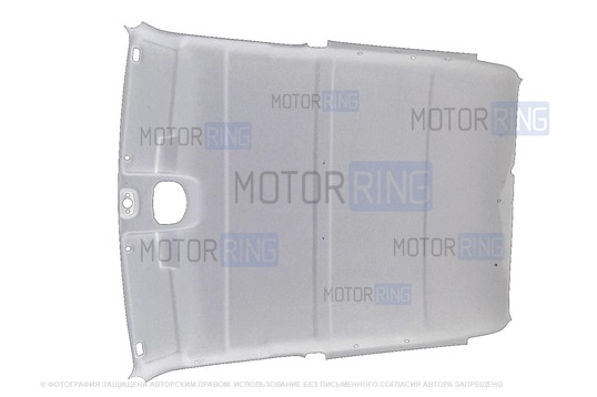 Жесткий светлый потолок для 3-дверной Лада 4х4, Нива Легенд с 2020 г.в._1