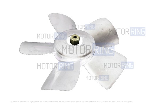 Крыльчатка печки белая для ВАЗ 2101, 2102, 2103, 2105, 2106, для Лада 4х4 (Нива) 2121, 21213, 21214, 2131_1