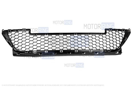 Нижняя решетка в передний бампер для Лада Ларгус