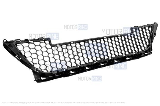 Нижняя решетка в передний бампер для Лада Ларгус