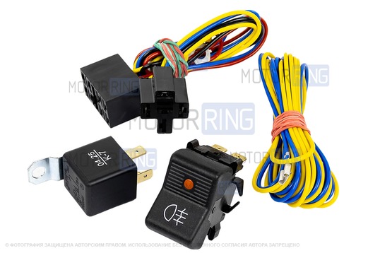 Проводка ML подключения противотуманных фар (ПТФ) для ВАЗ 2101-2107, Лада 4х4 (Нива) до 2019 г.в._1