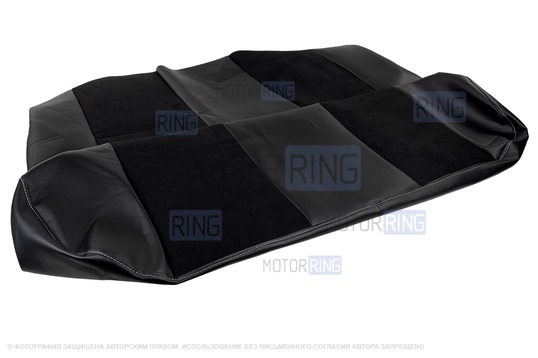 Обивка сидений (не чехлы) экокожа с алькантарой для ВАЗ 2107