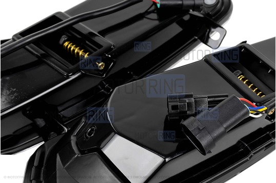 Двухцветные диодные ПТФ Sal-Man 50W 7000lux с ДХО для Фольксваген Поло 5 с 2015 г.в.