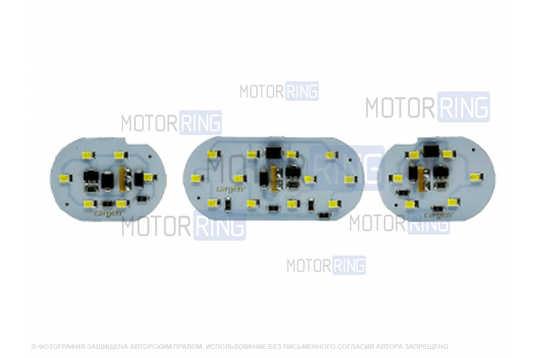 Платы диодные в плафон с тремя кнопками для Лада Ларгус, Renault, Nissan_1