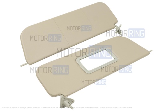 Солнцезащитные козырьки Классика с зеркалом для ВАЗ 2101-2107