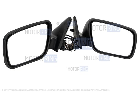 Механические боковые зеркала АТП нового образца с обогревом и повторителем Плазма для Лада Приора