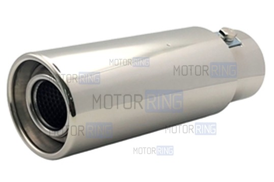 Круглая насадка глушителя Sal-Man Sal-Man HJ-609 d63мм из нержавеющий стали_1