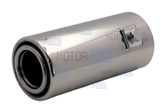 Круглая насадка глушителя Sal-Man Small d51мм из нержавеющий стали_1