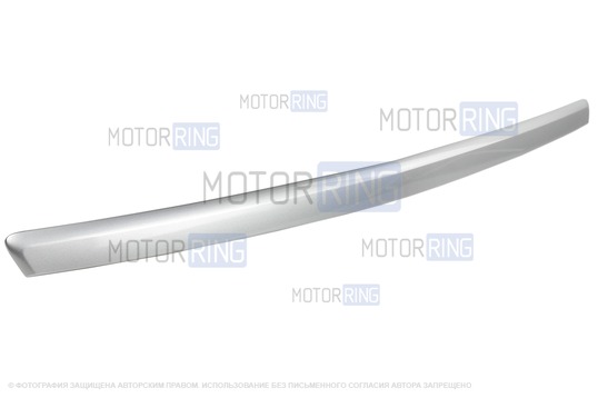 Окрашенная накладка (сабля) на капот для Лада Приора