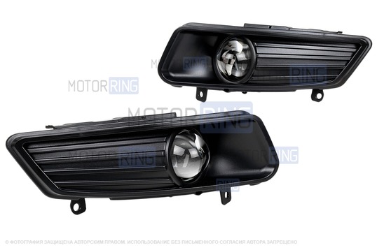 Диодные ПТФ Sal-Man 60W 13000lux для Volkswagen Polo 5 с 2015 г.в.