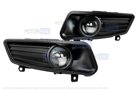 Диодные ПТФ Sal-Man 60W 13000lux для Volkswagen Polo 5 с 2015 г.в.