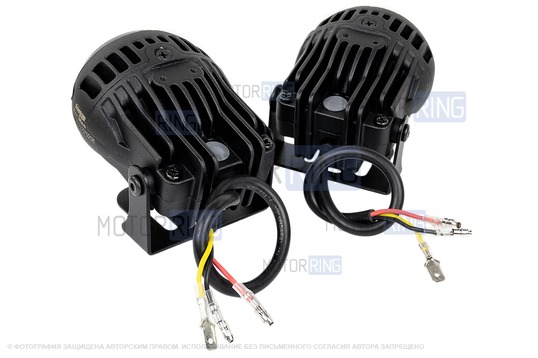 Диодные ПТФ Sal-Man 60W 13000lux (ближний, дальний) для Газ Волга 3110