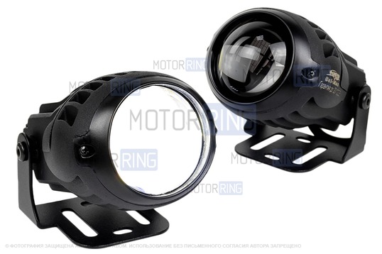 Диодные ПТФ Sal-Man 60W 13000lux (ближний, дальний) для Газ Волга 3110