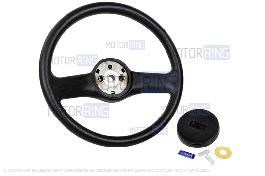 Двухспицевый руль в стиле Фиат для ВАЗ 2101-2107, Лада 4х4, Нива Легенд_1