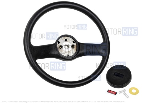 Двухспицевый руль в стиле Фиат для ВАЗ 2101-2107, Лада 4х4, Нива Легенд