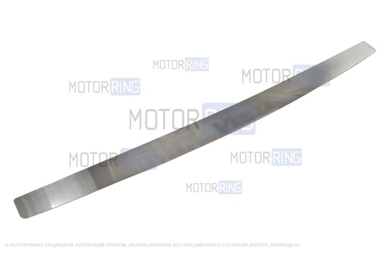 Накладка на задний бампер PT Group из нержавеющей стали для Лада Веста cедан