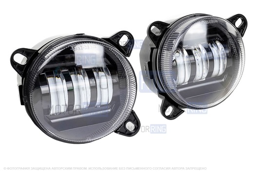 Диодные ПТФ Sal-Man 50W 4600lux 6000К 3 линзы для Volkswagen, Skoda