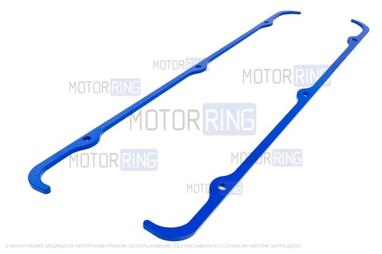 Прижимные пластины клапанной крышки MR 4мм (синие) под двигатель ЗМЗ, УМЗ для ГАЗ Газель, Соболь, Баргузин, Волга, УАЗ 452, 469, Хантер_1