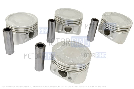 Поршни с пальцами BESTAUTO (79,5мм) для Лада Ларгус, Renault, Nissan Almera с двигателем K4M_1