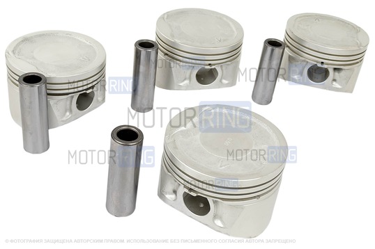 Поршни с пальцами BESTAUTO (80,0мм) для Лада Ларгус, Renault, Nissan Almera с двигателем K4M_1