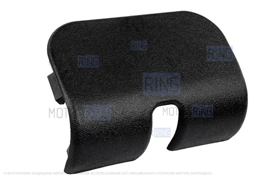 Заглушка накладки передней обивки крыши (травмозащиты) черная для ВАЗ 2101-2107_1