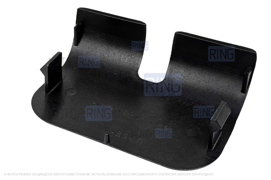 Заглушка накладки передней обивки крыши (травмозащиты) черная для ВАЗ 2101-2107