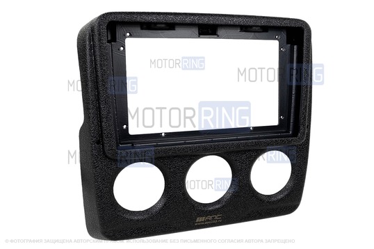 Накладка на консоль панели приборов АПС Legend под головное устройство 9 дюймов и блок управления для Лада Нива Легенд