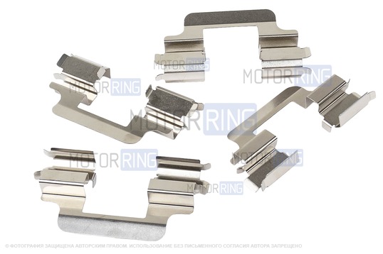 Ремкомплект установки передних тормозных колодок BESTAUTO для Лада Веста, Ларгус_1