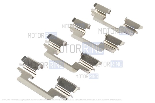 Ремкомплект установки передних тормозных колодок BESTAUTO для Лада Веста, Ларгус