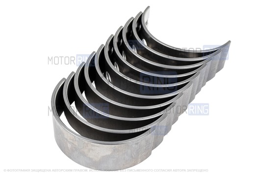 Комплект коренных вкладышей BYSUN PARTS Стандарт под двигатель K4M, K7M для Лада Ларгус, Renault Logan, Duster, Sandero, Laguna, Kangoo, Scenic, Megane