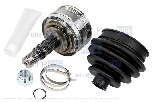 Комплект наружного ШРУСа BESTAUTO для ВАЗ 2108-21099, 2110-2112, 2113-2115, Лада Гранта, Гранта FL, Калина, Калина 2, Приора, Датсун_1