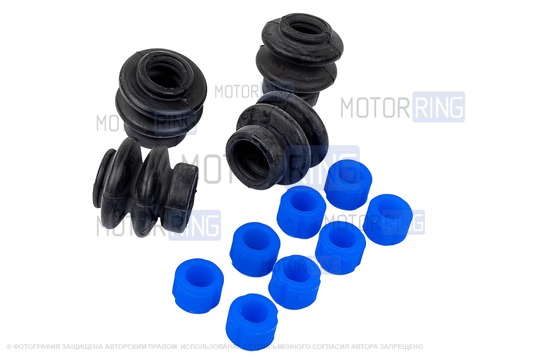 Ремкомплект доработанных направляющих переднего суппорта BESTAUTO (под китайские суппорта) для Лада Веста NG