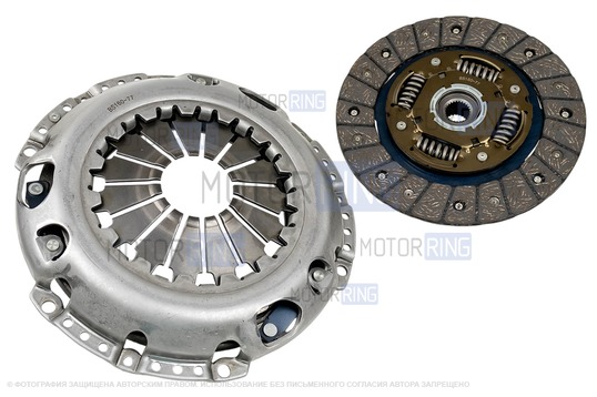 Комплект сцепления BESTAUTO под МКПП в сборе (без гидравлического выжимного) для Лада Ларгус, Веста, Икс Рей_1