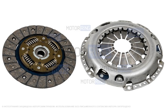 Комплект сцепления BESTAUTO под МКПП в сборе (без гидравлического выжимного) для Лада Ларгус, Веста, Икс Рей