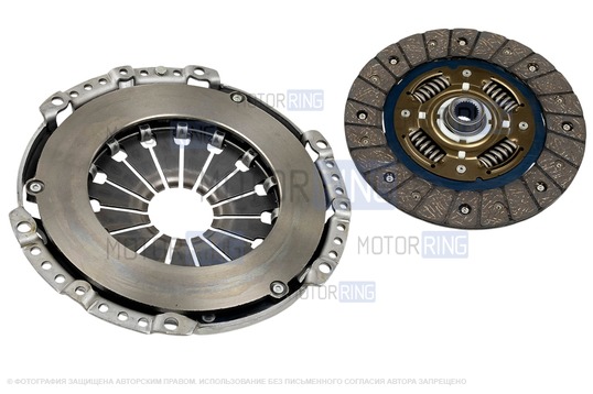 Комплект сцепления BESTAUTO под МКПП в сборе (без гидравлического выжимного) для Лада Ларгус, Веста, Икс Рей