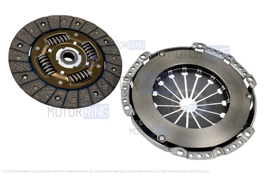 Комплект сцепления BESTAUTO под АМТ под двигатель 1.8л в сборе для Лада Веста, Икс Рей