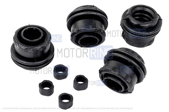 Ремкомплект доработанных направляющих суппортов переднего тормоза BESTAUTO (65мм) для 16 кл Лада Ларгус, Веста