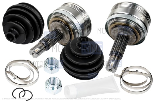 ШРУСы наружные BESTAUTO 2шт для ВАЗ 2108-21099, 2110-2112, 2113-2115, Лада Гранта, Гранта FL, Калина, Калина 2, Приора, Датсун_1