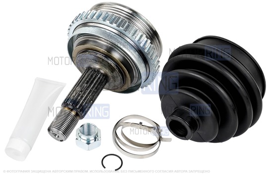 ШРУСы наружные BESTAUTO под АБС 2шт для Лада Калина, Калина 2, Гранта, Гранта FL, Приора, Датсун