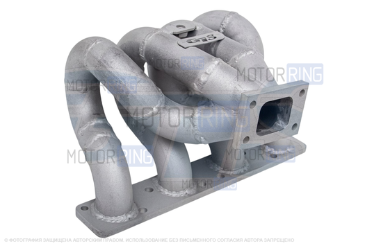 Турбоколлектор GTS толстостенный под турбину GERRET-17, GERRET-25 для 16 кл ВАЗ 2110-2112, Лада Приора_1