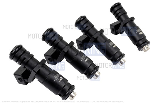 Форсунки топливные BBC (4шт) для Лада Гранта FL, Ларгус FL с двигателем 11182, Нива Легенд, Нива Тревел с ноября 2022 г.в._1