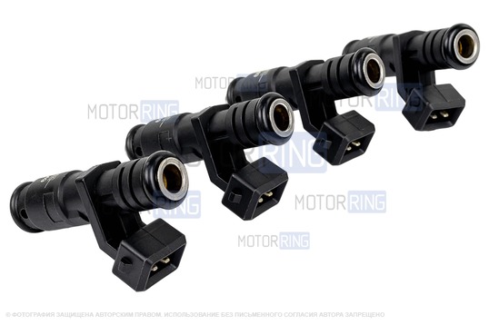 Форсунки топливные BBC (4шт) для Лада Гранта FL, Ларгус FL с двигателем 11182, Нива Легенд, Нива Тревел с ноября 2022 г.в.