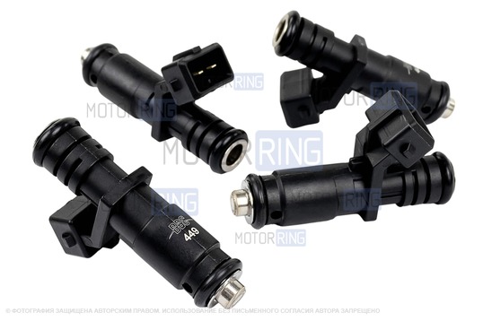 Форсунки топливные BBC (4шт) для Лада Гранта FL, Ларгус FL с двигателем 11182, Нива Легенд, Нива Тревел с ноября 2022 г.в.